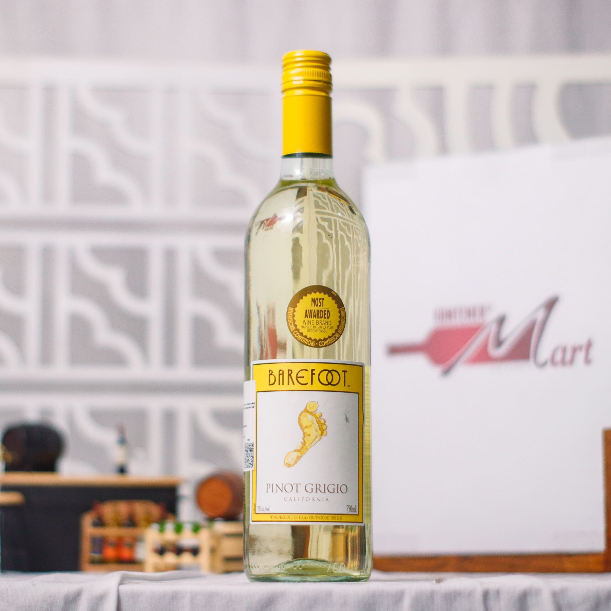 Barefoot Pinot Grigio White Wine USA