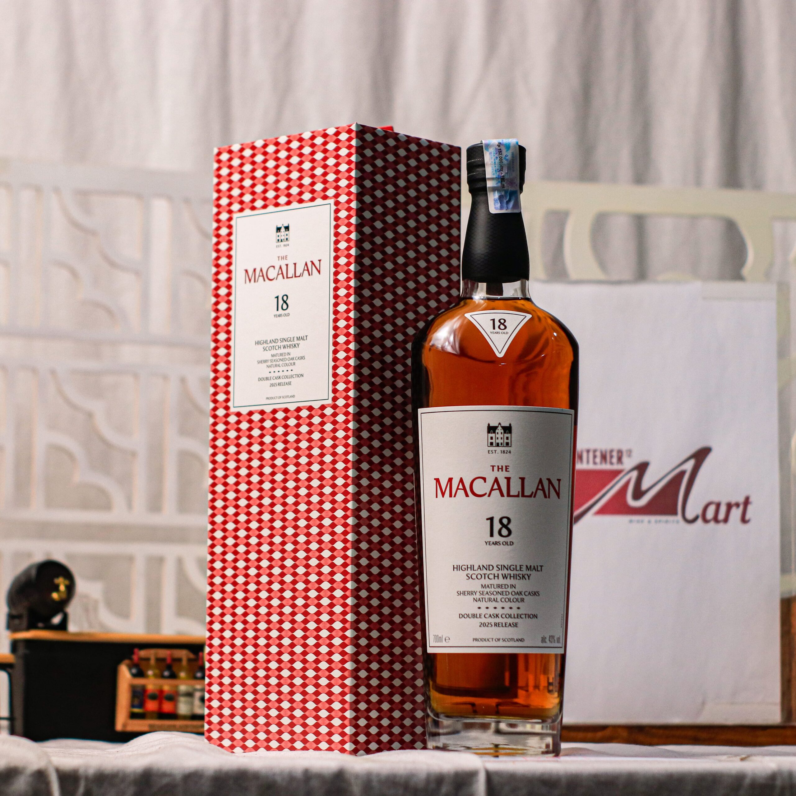 Macallan 18 Years Old Double Cask Highland Single Malt Scotch Whisky - New Bottle